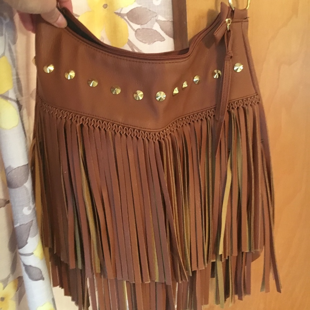 Fringe purse